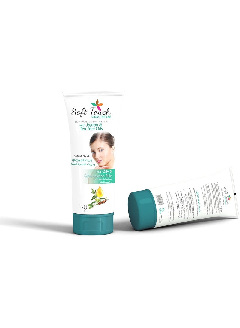 Soft Touch Cream with Jojoba Oil & Tea Tree Oil for Oily & Combination Skin – 90 g - Image 2